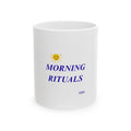 MORNING RITUALS — Personalized Ceramic Mug —Coffee Cup & Custom Photo (11oz & 15oz)