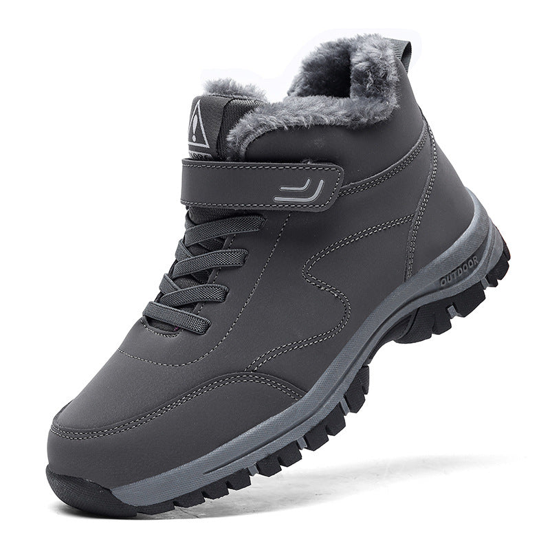 Rubber sole anti slip warm cotton shoes snow boots