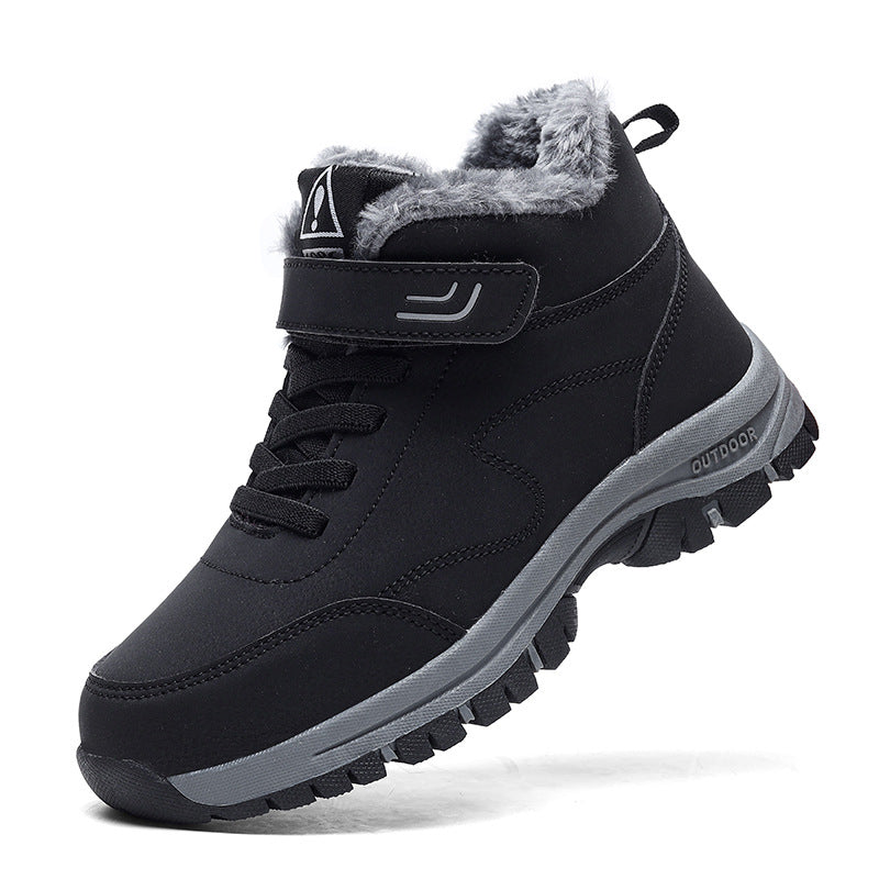 Rubber sole anti slip warm cotton shoes snow boots