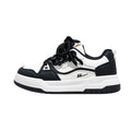 Versatile black and white thick soled casual shoes for women