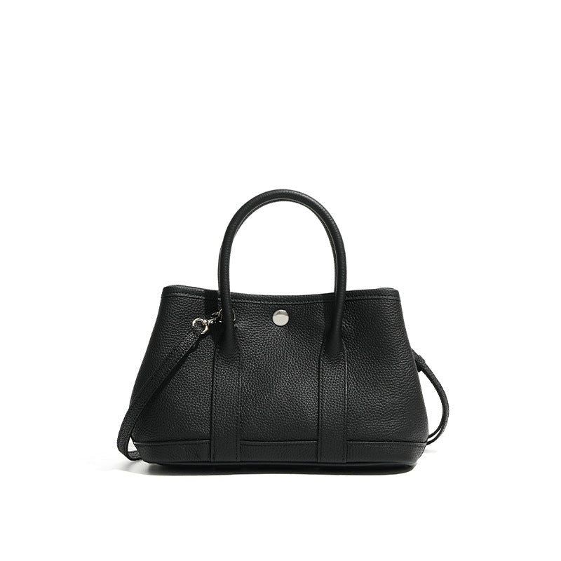 Leather crossbody women's bag hand-held mini garden bag