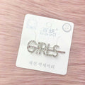 1PC Bling Letter Hairpins Headwear for Women Girls Hair Clips Pins Barrette Tools Hair Accessories